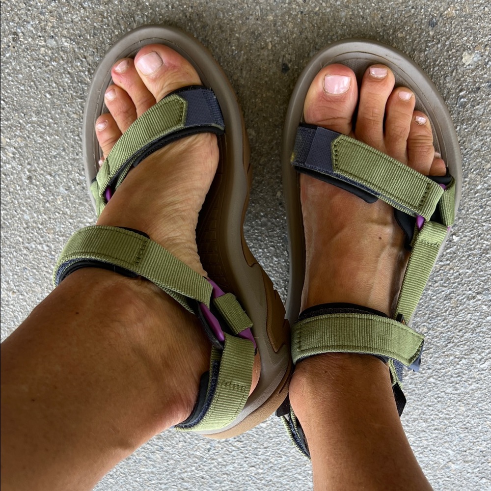 Free People Teva Olive Green Women's Sandals